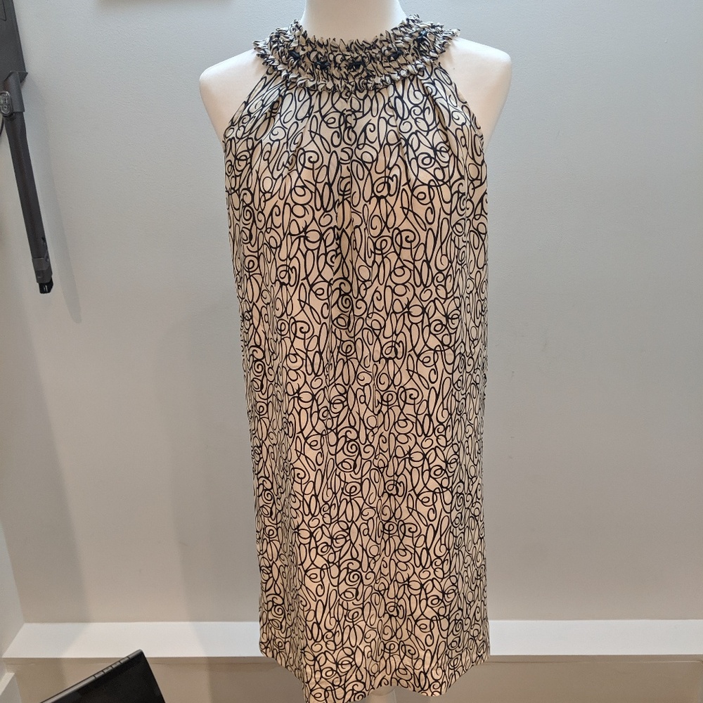 Black and White Shift Dress